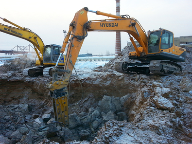 Оптимальное решение с гидромолотом Delta F-20