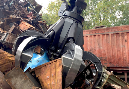 Инновационные грейферы Delta для металлолома