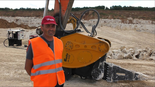 Виброрыхлитель на добыче известняка. Мнение оператора