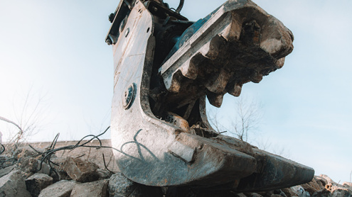 Измельчитель Delta MCP910 Black на полигоне в Московской области