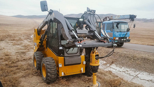 Гидробур Delta RD5 помогает строить дороги в Бурятии