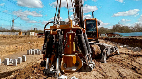 Delta K400D – профессиональное оборудование для работы с высокоармированными сваями