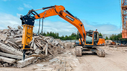 Delta FX-20S: надежный помощник на стройплощадке в Архангельской области