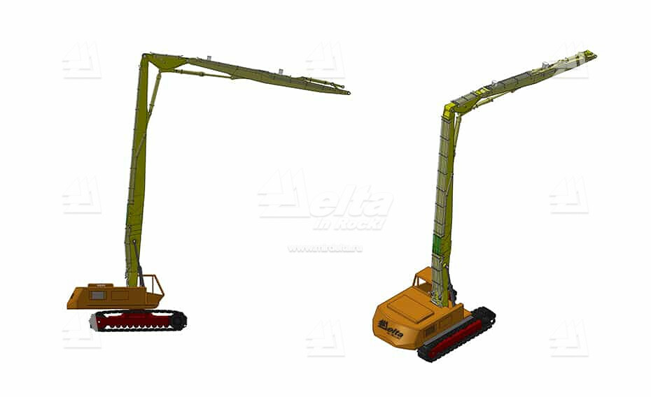 Удлиненное рабочее оборудование High Reach Demolition HRD 40-27 картинка 11142