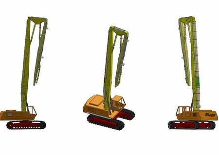 Удлиненное рабочее оборудование High Reach Demolition HRD 50-28